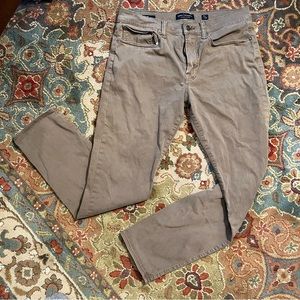 Lucky Brand 121 Slim Straight Colored Jeans 32x32 Taupe/Brown